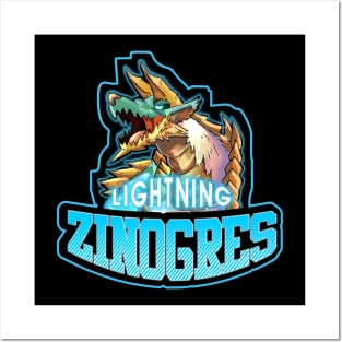 LIGHTNING ZINOGRES Posters and Art